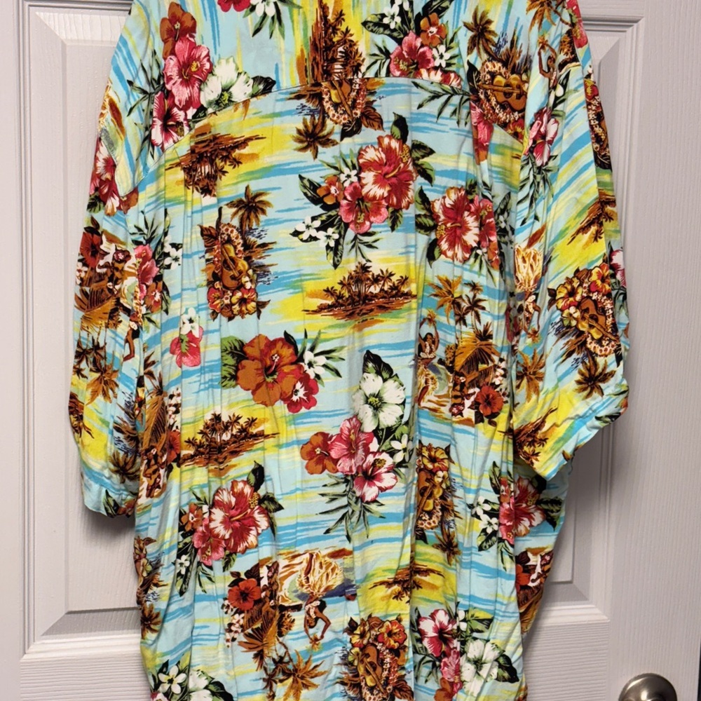 George Tropical Floral Shirt 3XL - Picture 2 of 3